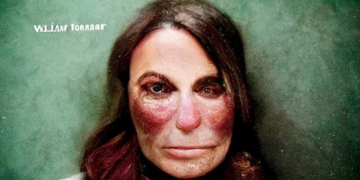 ksingh_Tarun's tweet photo. A creepy #AI-generated woman named ‘Loab’ has spooked several users on the internet, Loab was discovered by #Supercomposite, a #Swedish musician, who says that the #strangeloop #woman ‘haunts every image she touches’ #LOABI https://t.co/efHEU8WzA0