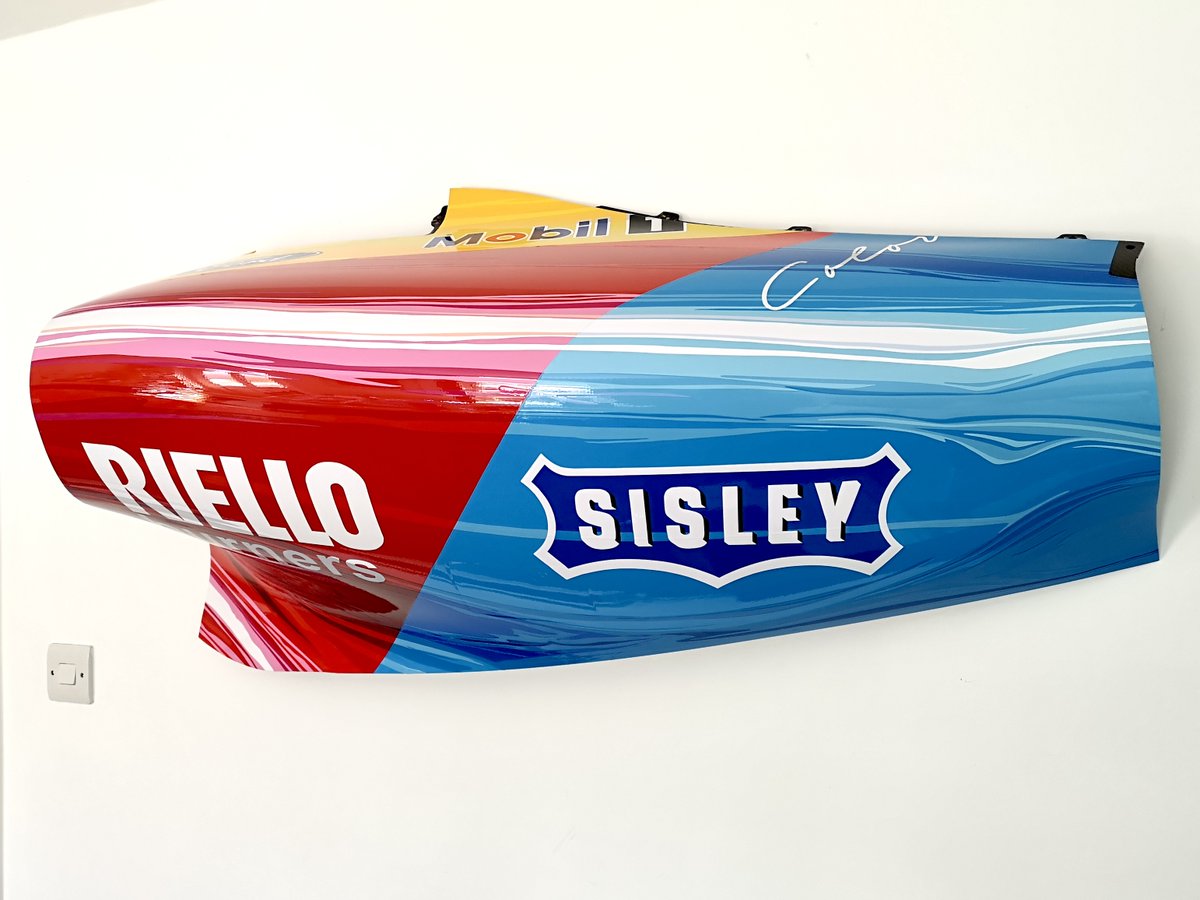 JClarkArtist's tweet photo. In case you’re spending your Sunday evening looking for F1 sidepod artworks - and who isn’t - here are 3 pieces I currently have available. Please DM if interested in purchasing. #f1art #livefast #Formula1 #wallsculpture #automotiveart #f1 @ClassicFormula1 https://t.co/cDOOszMtuJ
