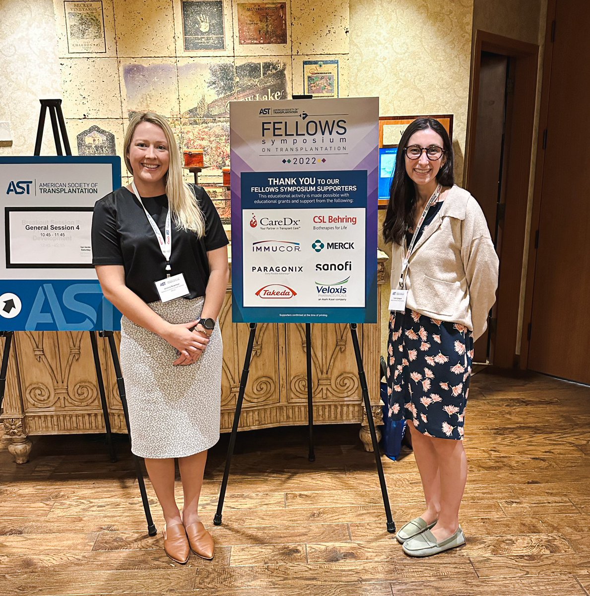 HUGE thank you to <a href="/MUSCPharmRes/">MUSC Pharmacy Residency</a> and <a href="/AST_info/">American Society of Transplantation (AST)</a> for the opportunity to attend the 2022 Fellows Symposium!#ASTFellows2022