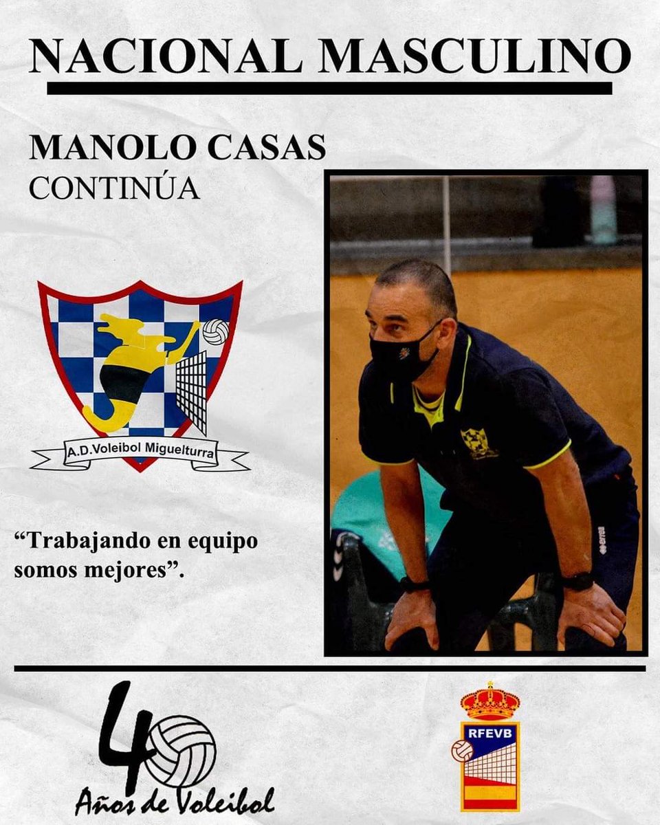 ADVMiguelturra's tweet photo. #40añosdevoleibol

@federacionvoleibol #primeranacional

@diariodemiguelturra

#voleibol #volleyball #voleybol #voley #ball #fvcm #rfevb #castillalamancha #ciudadreal #calatrava @deporteclm
#miguelturra #orgullochurriego #aniversario https://t.co/YXBiioF6wo