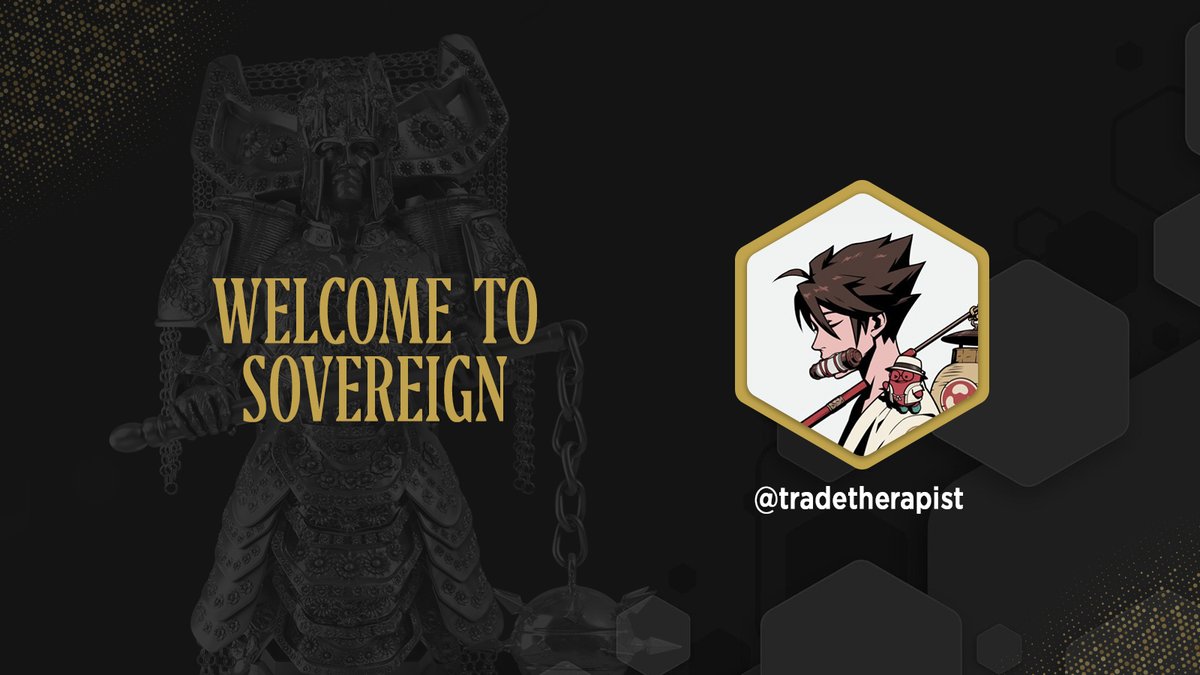 Congratulations <a href="/tradetherapist/">KELVINISM.ETH⛩️🐼</a> .

You have been accepted into @TheSovereignNFT.