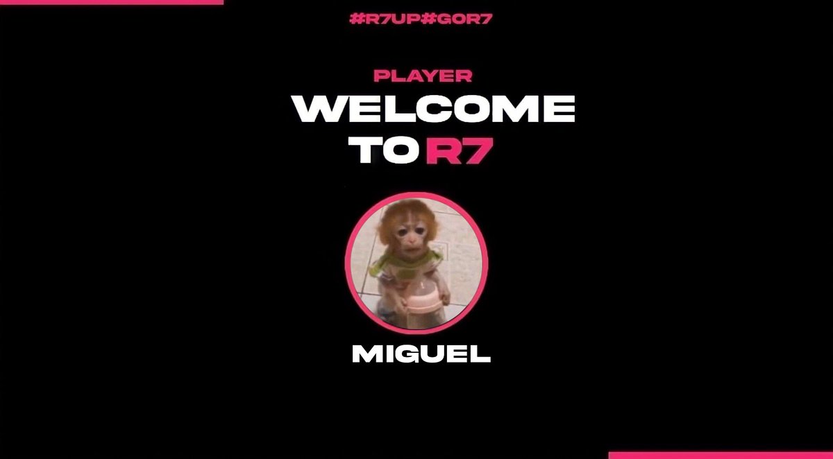 R7_Team_'s tweet photo. New player💞🖤
Welcome to R7 @miguelwydd🔥#R7up https://t.co/gL9Z1fT7Oz