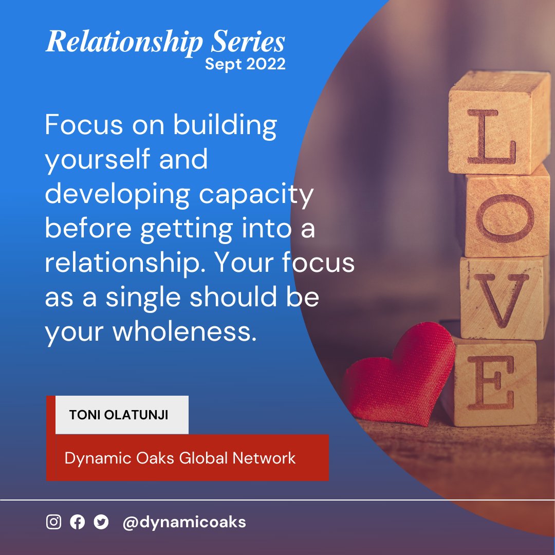 dynamicoaks's tweet photo. Relationship Series Sept 2022 edition
#dynamicoaks
#mightyoaks
#purebreed
#uncommonwisdom https://t.co/4yiZz0kuI9