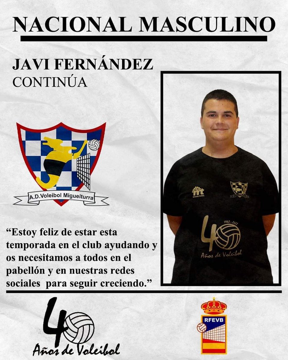ADVMiguelturra's tweet photo. Presentacion equipo de primera nacional 

#40añosdevoleibol

@federacionvoleibol #primeranacional

@diariodemiguelturra

#voleibol #volleyball #voleybol #voley #ball #fvcm #rfevb #castillalamancha #ciudadreal #calatrava @deporteclm
#miguelturra #orgullochurriego #aniversario https://t.co/acJghOvHlM