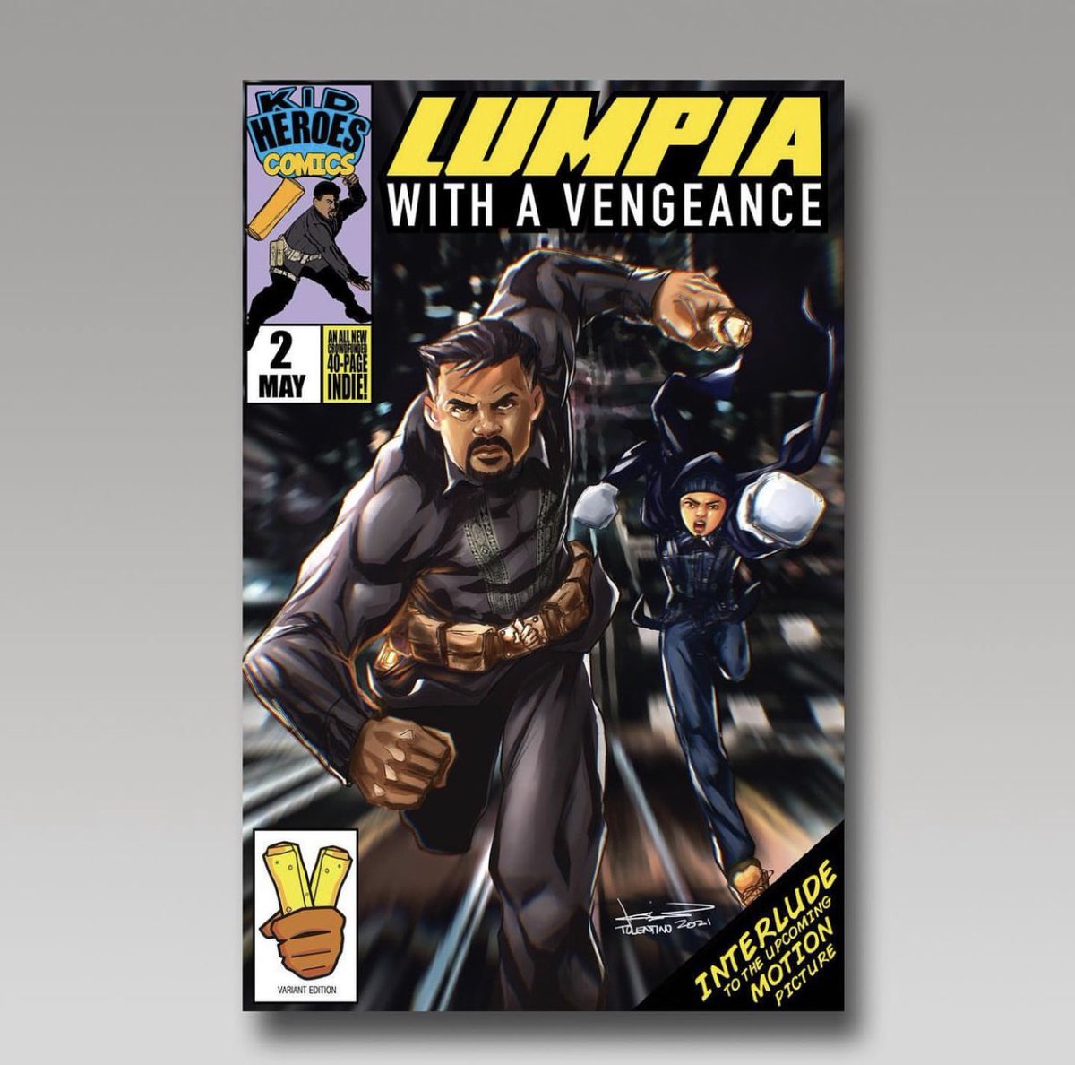 mark_munoz's tweet photo. Happy #NationalComicBookDay. Taking a look back at some of our recent @LumpiaMovie comic covers! Check out these copies and more at https://t.co/ptSL34td3a!

Lumpia with a Vengeance premieres in select theaters this Friday 9/30! Get your tickets on the @RegalMovies app! https://t.co/1NaDUc8sry