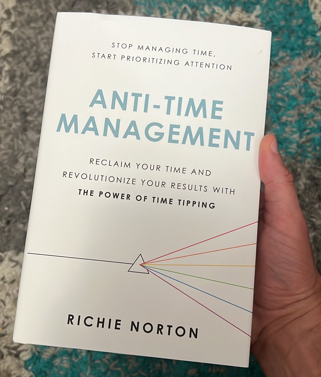 Michael_Crowe's tweet photo. My good pal @richienorton just released his new book worldwide

Thanks so much for sending, bro!🙏🏻

Go get yourself a copy &amp; let’s read it together for the first book of my monthly book club starting in Oct, shall we? 📚

https://t.co/72zlW2S3Ey
#bookclub #antitimemanagement https://t.co/laGlkfFqAR