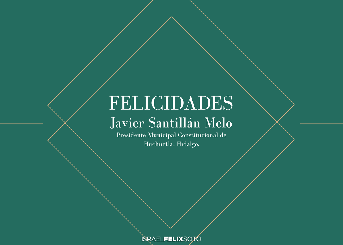 Feliz cumpleaños Javier Santillán Melo, Presidente Municipal Constitucional de Huehuetla; recibe un fuerte abrazo y mis mejores deseos en este día tan especial.