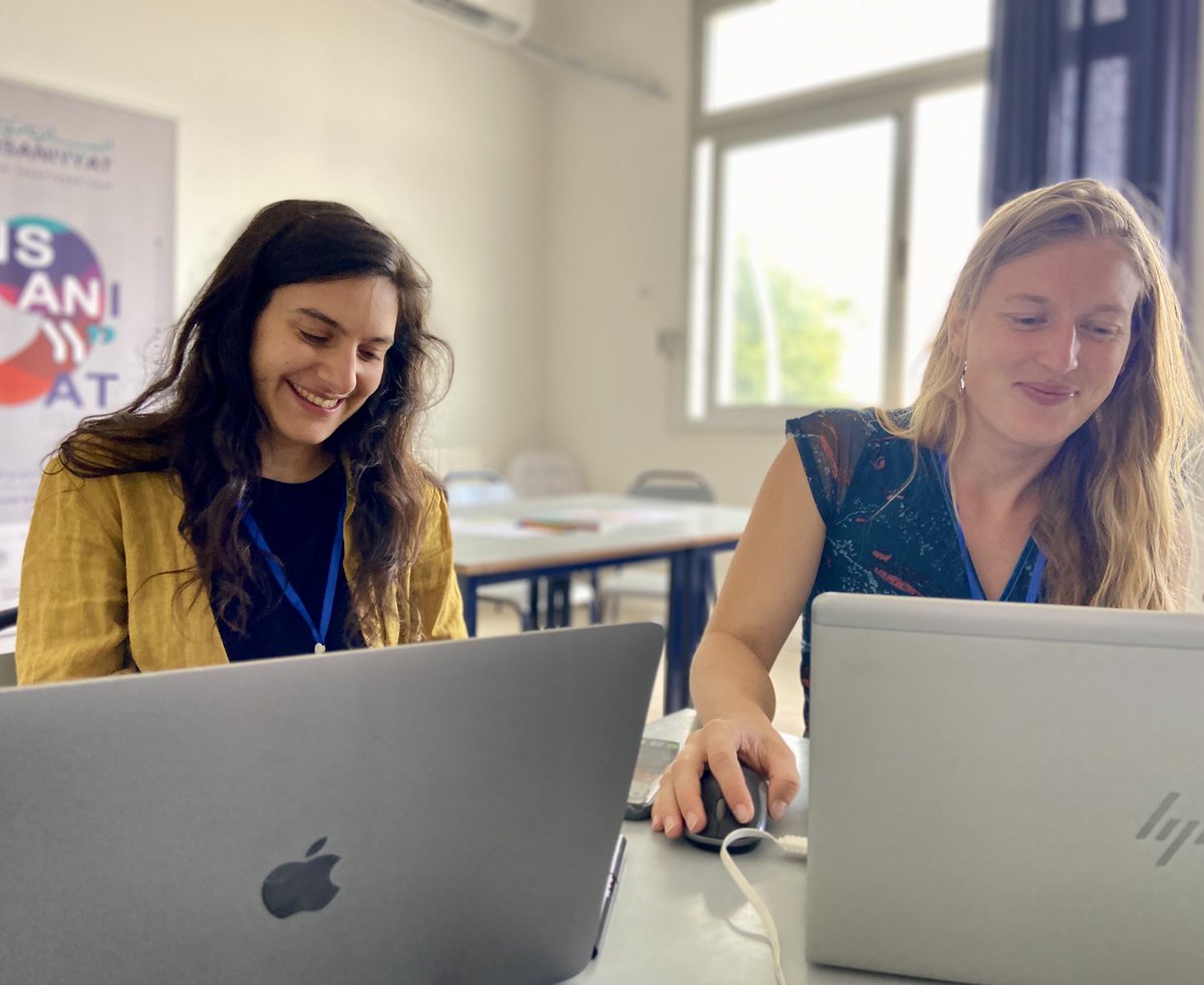 ItnMida's tweet photo. Preparing the workshop at #Insaniyyat in #Tunis. Five ESRs participated in the INTERNATIONAL FORUM FOR
HUMANITIES AND SOCIAL SCIENCES. Yaishek and merci!!! https://t.co/x3j7P6GlZI