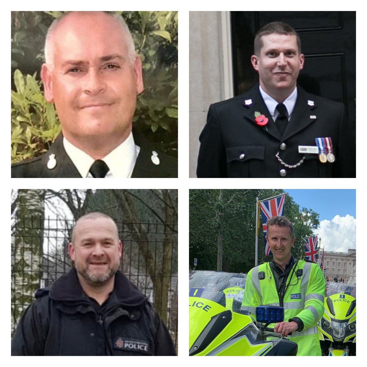 NATIONAL POLICE MEMORIAL DAY (@npmduk) on Twitter photo Thank you to everyone who joined us for #NPMD22. A poignant, honourable day of reflection and solidarity. #NeverForgotten #PoliceFamily
PC Darryl Street <a href="/nuclearpolice/">Civil Nuclear Constabulary</a>
PC Alex Prentice <a href="/NorthantsPolice/">Northants Police</a>
PC Craig Higgins <a href="/gmpolice/">Greater Manchester Police</a>
PC Daniel Golding <a href="/metpoliceuk/">Metropolitan Police</a> <a href="/HantsPolice/">Hampshire Police</a> Thank you to everyone who joined us for #NPMD22. A poignant, honourable day of reflection and solidarity. #NeverForgotten #PoliceFamily
PC Darryl Street <a href="/nuclearpolice/">Civil Nuclear Constabulary</a>
PC Alex Prentice <a href="/NorthantsPolice/">Northants Police</a>
PC Craig Higgins <a href="/gmpolice/">Greater Manchester Police</a>
PC Daniel Golding <a href="/metpoliceuk/">Metropolitan Police</a> <a href="/HantsPolice/">Hampshire Police</a>