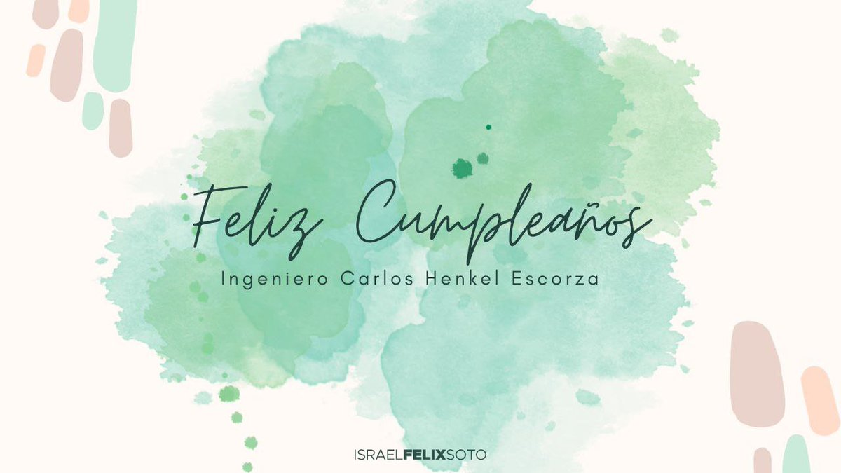 Muchas felicidades con motivo de su cumpleaños ingeniero Carlos Henkel Escorza, <a href="/carekad/">CARLOS HENKEL ESCORZA</a> Secretario de Desarrollo Económico, mis mejores deseos hoy y siempre.