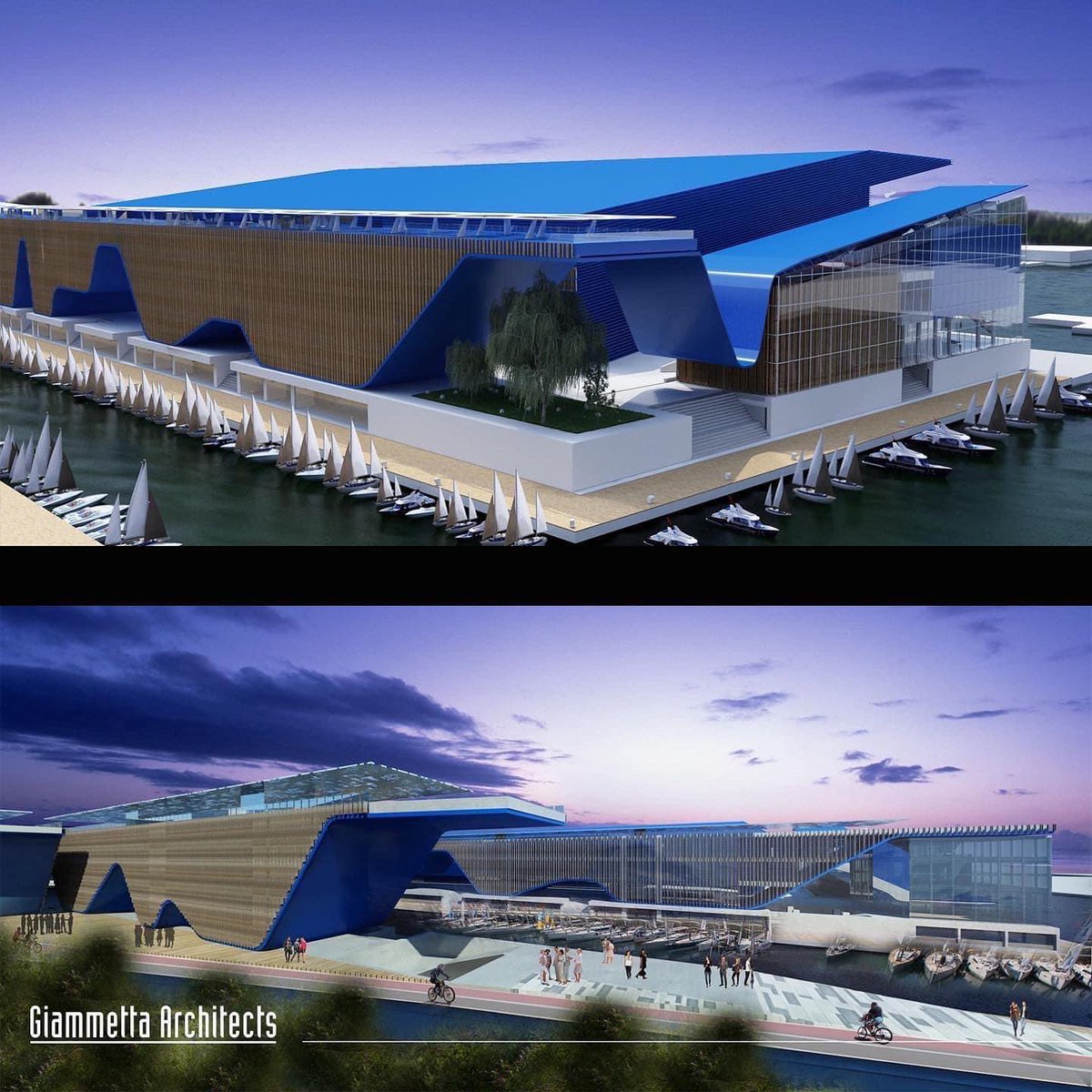 GGiammetta's tweet photo. Blu Print è un progetto che ridisegna quella porzione di città che va da Porta Siberia a Punta Vagno. Iprogetto si sviluppa intorno al nuovo padiglione B della fiera di Genova, conosciuto come il Padiglione Blu, e questo ne determina il colore dominante.
by Giammetta Architects https://t.co/y6gaR8KoQG