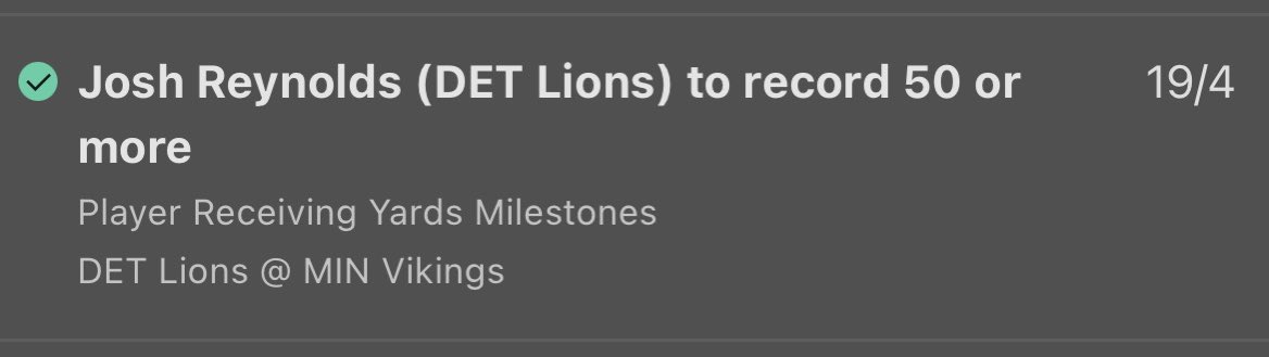 BVsportstips's tweet image. 10/11 &amp;amp; an outsider NFL win just under 5/1 there, lovely ✅✅

Some nice research and tasty priced single winners 🙌🏼

18+ gambleresponsibly