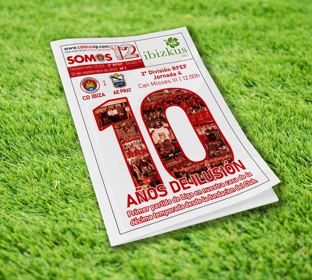 gesport360's tweet photo. Esta mañana en la primera victoria de nuestros amigos del @cdibizaip como locales, lanzamos el Número 1 de esta temporada de la Revista Oficial #Somos12, de la que nuestra empresa será la encargada de maquetación, producción y comercialización esta temporada 💪💪

#TodoalRojo 🔴 https://t.co/gGtS1Hvbtp