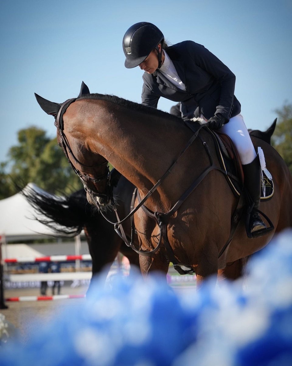 The most amazing few weeks @Hubside Jumping and made more special winning today with these two watching on 💕