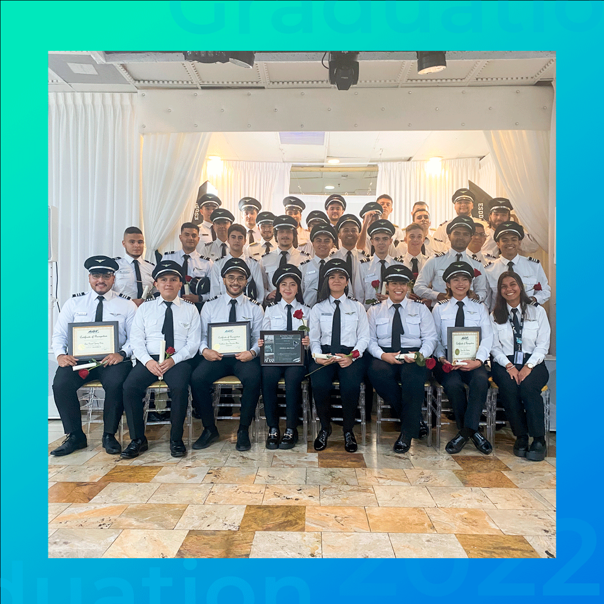 Miamiaviation's tweet photo. 👏 Congratulations to all the graduates, our best wishes! ❤️ #adfflightschool . #adfairways . #itstimetotakeoff https://t.co/jZ6E5o079X