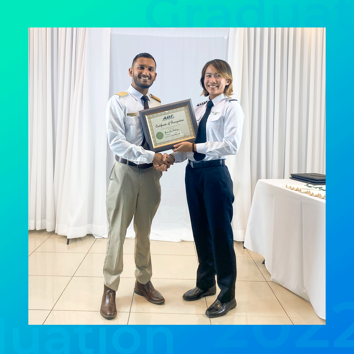 Miamiaviation's tweet photo. 👏 Congratulations to all the graduates, our best wishes! ❤️ #adfflightschool . #adfairways . #itstimetotakeoff https://t.co/jZ6E5o079X