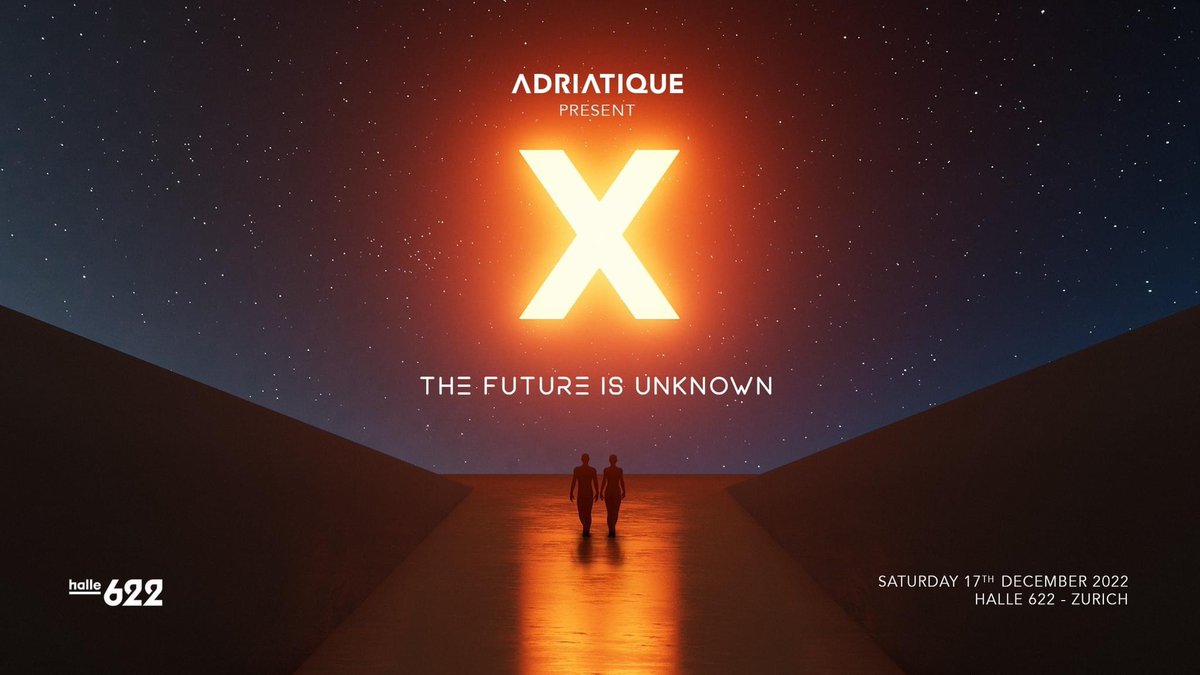 Adriatique invite you to 'X'. X is a gathering for the ever curious, the explorers and those who ask what could be. X marks the spot where two paths cross. X defines a new intersection for music, visionary art/ists and physical phenomena.