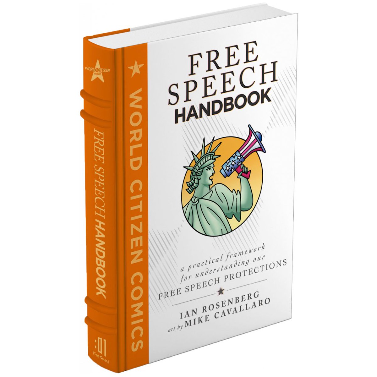 freespeechbook's tweet photo. Happy #FirstAmendmentDay! Celebrate by exploring your #FreeSpeech rights with FREE SPEECH HANDBOOK! @PublishersWkly calls this nonfiction graphic novel “an informative and inspiring guide”! 📣🗽 https://t.co/erBWZRiTe8