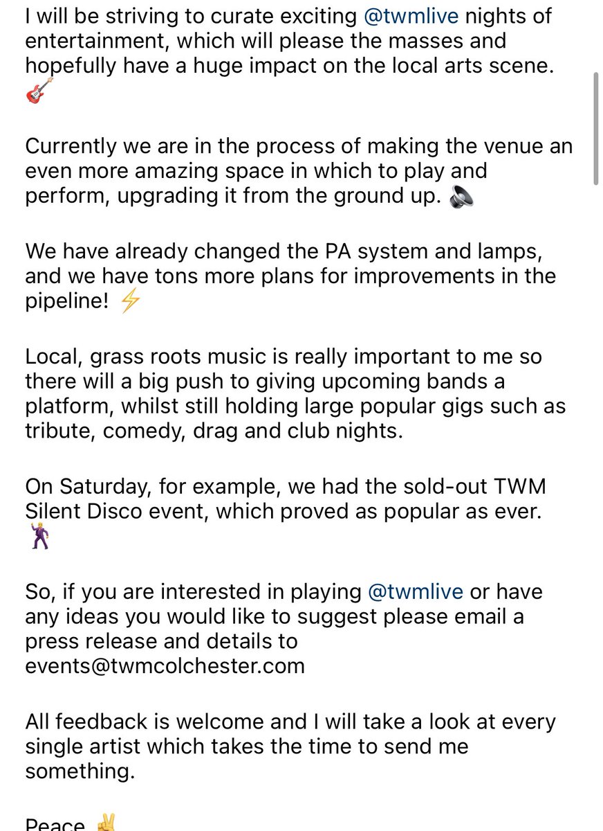 BCactusStudio's tweet photo. 🚨 Announcement 🚨 

I feel very proud to say I am now the events manager at @TWM_Colchester, carrying on the legacy of the legendary Ben Howard. 🔥

Read more here! 

🌵 https://t.co/pvVhe7kLMG