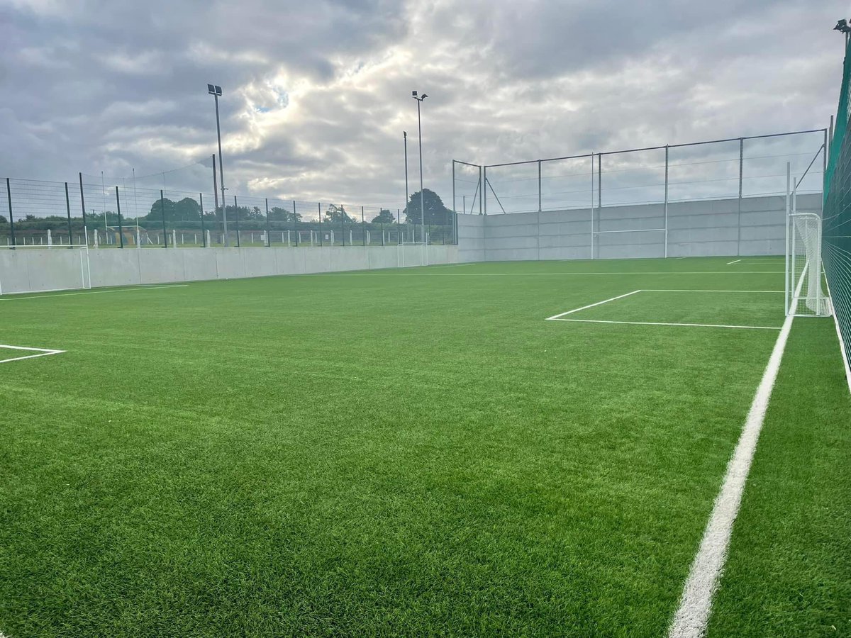 PJArchitecture's tweet photo. We worked on securing approvals &amp; drawings for a new 4G pitch, floodlighting, catch nets &amp; ball wall for #Rasharkin.  A first class job was completed by Sports Ground Specialists, @CreaghConcrete, Hasson’s structural Engineers and thanks to the hard work of everyone @RasharkinGAC https://t.co/FRVNM3hd4w
