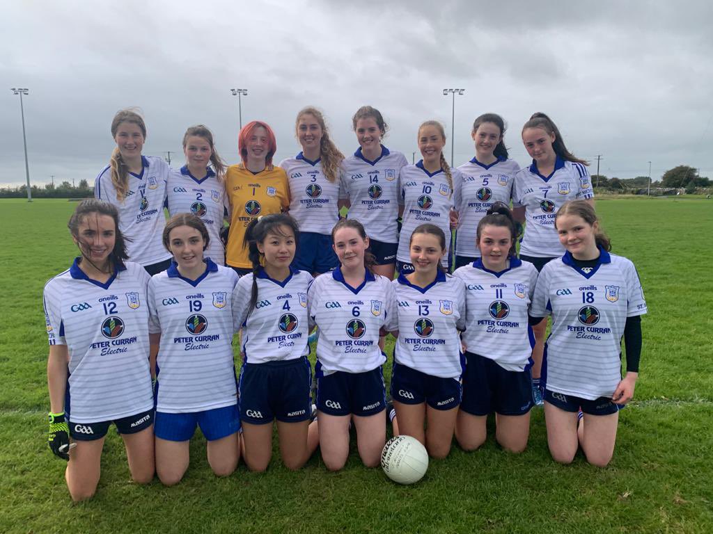 StMichaelsLGFA's tweet photo. What a weekend for St. Michael’s Ladies!

After the U14 win in the Division 4 Final yest, our Minors are through to a Shield Final and our U12s are through to a Cup Final. Ladies you do your Club and women’s sport proud!

Well done to all players, management, and parents! 💪💙🤍 https://t.co/4ZDfPzdSw6