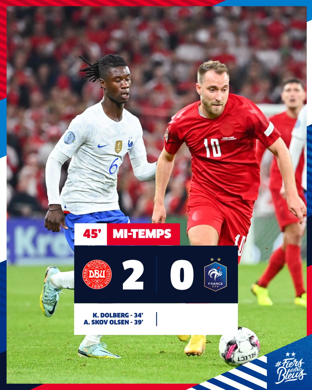 Equipe de France ⭐⭐ on Twitter: "⏸ Les Bleus sont menés à la pause ...