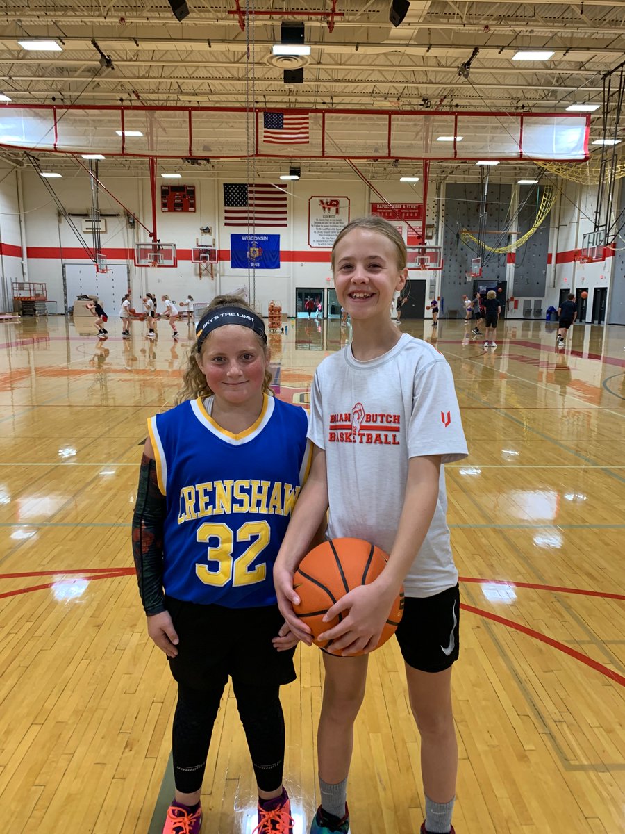 BrianButchHoops's tweet photo. Mirabell &amp; Kennedy from @WRGirlsHoops were our @IRONJOC campers of the day for session 1! https://t.co/iPpHpowa4V