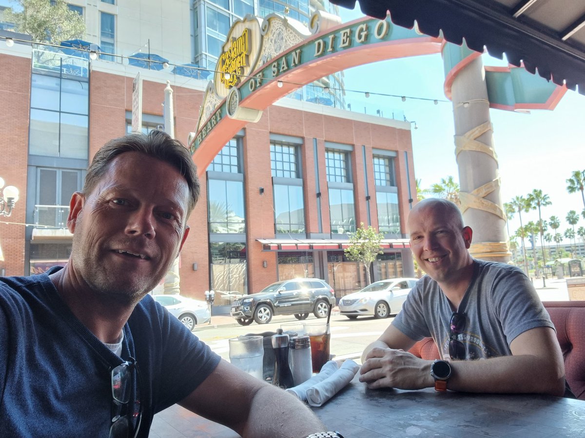 marcelv's tweet photo. Life is to short for a boring job 😜 @GeertvdC and me are delivering a #dapr workshop and session how to build microservices and how to overcome your fears as a developer #vslive #SanDiego #xpirit https://t.co/KCjJVNd2c4