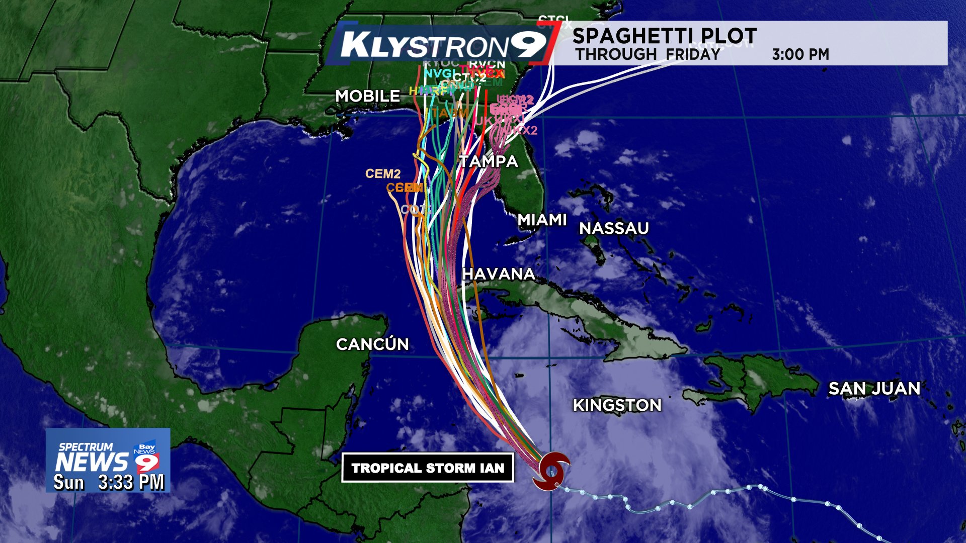 Spectrum Bay News 9 Weather on Twitter "330 PM SUN Here is an update