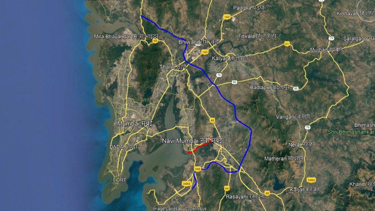 cbdhage's tweet photo. #MSRDC Applied for forest clearance for Multi Corridor project from #Naghar to #Chirner by Maharashtra State Road Development Corporation #Mumbai. https://t.co/A2U4WXnuhz