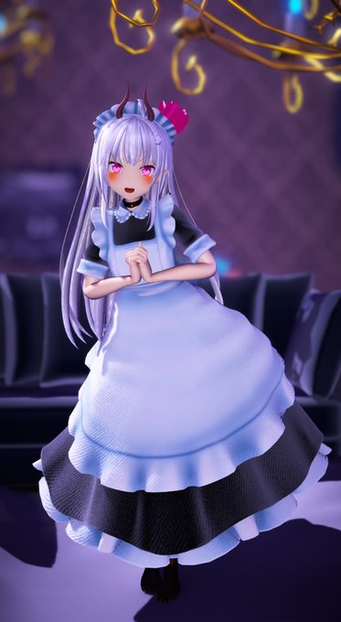 起き抜けにTuturArt供給👗
いつかに言っていたロングメイド服を着つけてみました!

#TuturArt 