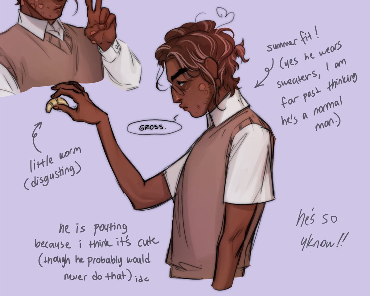 I drew the stoic archivist and he is very ooc (NO TMA SPOILERS I WILL GET UPSET!!) #themagnusarchives #jonathansims 