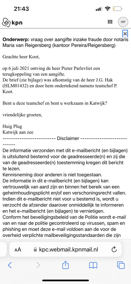 huig_plug's tweet photo. #Vetter #Schepel #Quota #Oranje #Reigersberg #IE #FRAUDE https://t.co/R3csmqtVD9