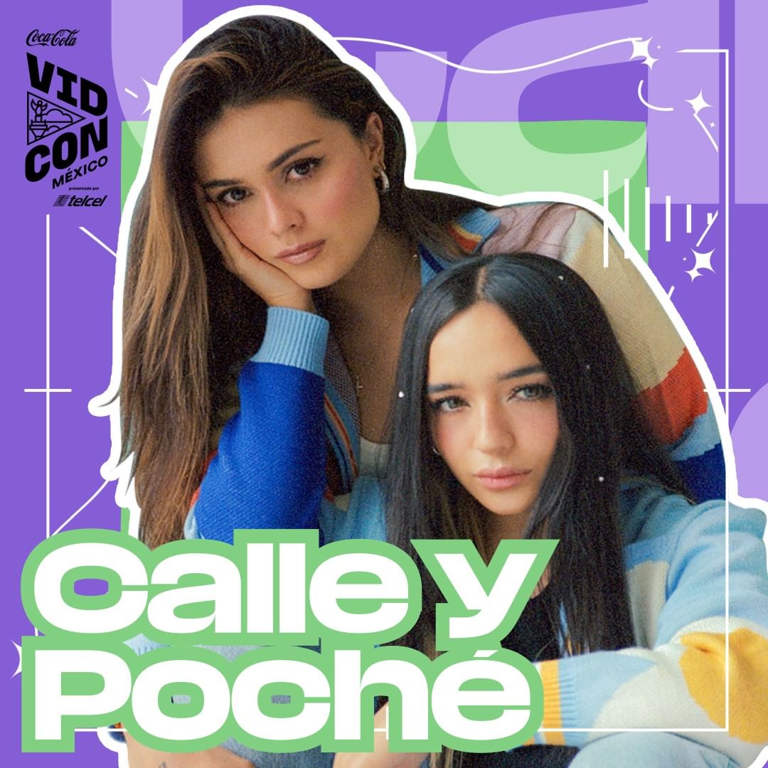 cachersociety's tweet photo. 📈 | ¡Calle y Poché, las artistas principales de VidCon México 2022, son tendencia luego de anunciar sus próximos proyectos!

CALLE Y POCHÉ X VIDCON
#VidConMexico #CYPxVidcon https://t.co/L9YQiT2aFj