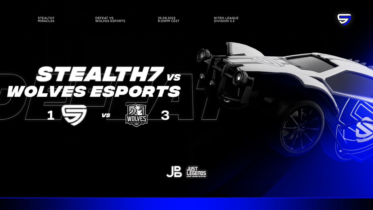 <a href="/wolves_esports/">Wolves Esports</a> <a href="/aes_danielz/">Daniel</a> <a href="/Kimboo_rl/">Kimbo</a> <a href="/prownzyyy/">prownzyyy.</a> <a href="/DiZzyy_rl/">DiZzy</a> @justlegendsde <a href="/jerseyboyseu/">JerseyBoys.eu</a> <a href="/NitroLeagueRL/">Nitro League Legacy</a> #Defeat

Stealth7 Miracles (1) vs (3) <a href="/wolves_esports/">Wolves Esports</a>

#S7WE #S7 #S7fam #RocketLeague