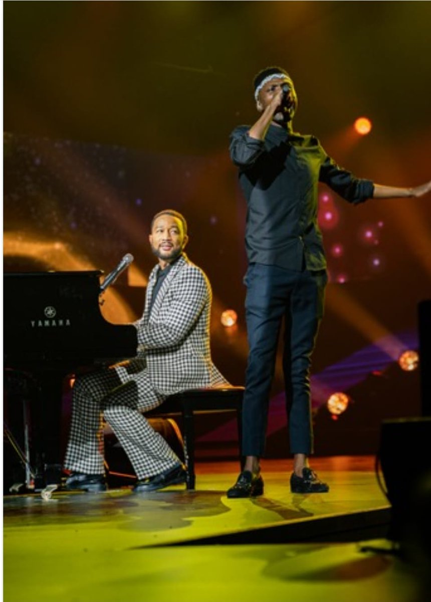 MthandazoGatya's tweet photo. Day 2 with the Legend, a big S/O to @Proudly_Bidvest for such a prestigious event ✊🏿✊🏿 #MthandazoGatya #JohnLegend https://t.co/ep8IrRFefc