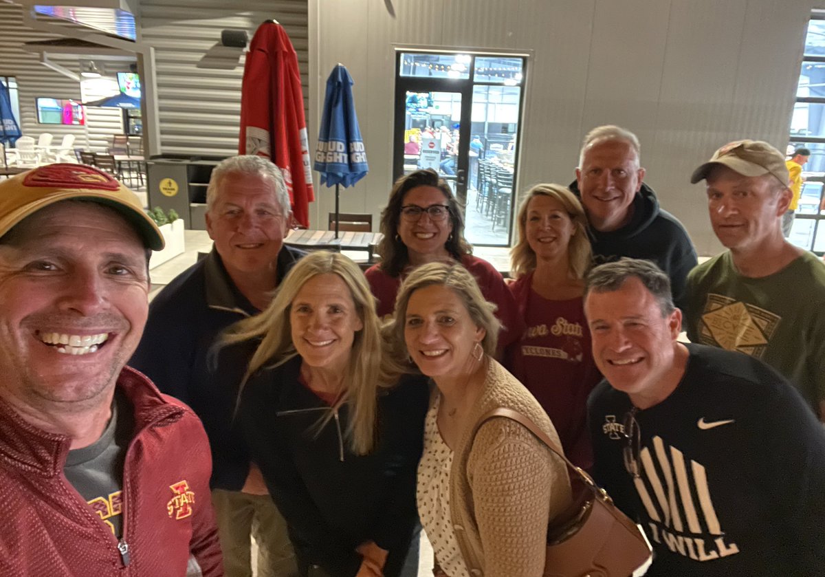 Had another fun cabin weekend with the ISU gang!! Great to include an Iowa State game with everyone this time, too! 🌪🏈☀️