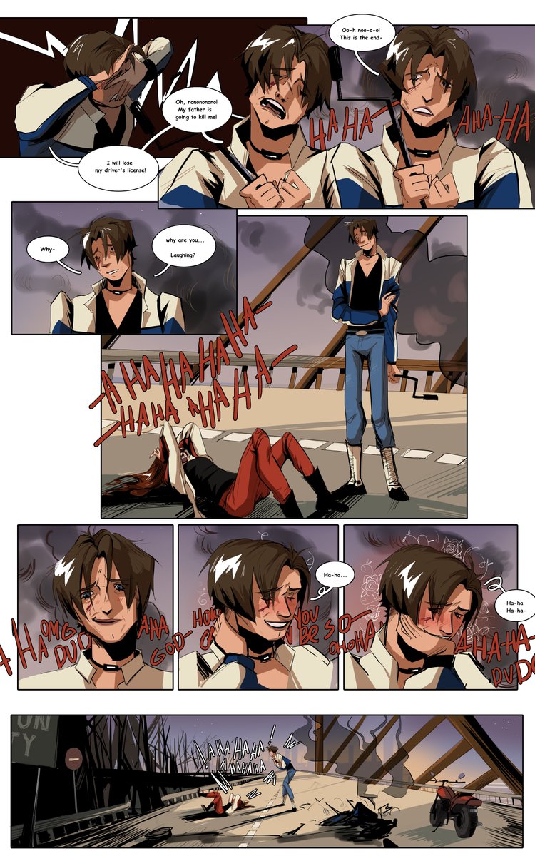 GlettoKono's tweet photo. he always makes her laugh, she always makes him laugh too 
#REBHFun #residentevil #cleon https://t.co/xyYS25k8QO