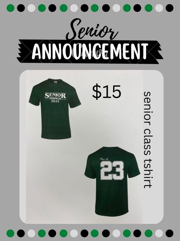 stacymichelle77's tweet photo. Get your senior class t-shirt! Available until October 6th! @PalmettoRidgeHS https://t.co/KeKao3Ifsn