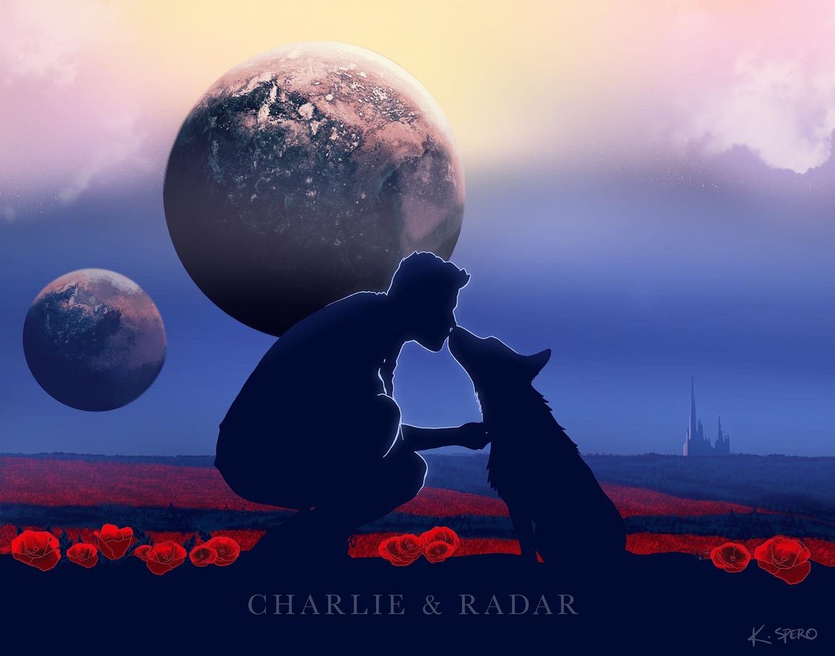 kerrioxo's tweet photo. Loved @StephenKing new one, Fair Tale, so much I had to make some fan art while listening to it #charlie #radar #empis #FairyTale Who doesnt love a cozy story about a boy and his doggo 🥰 https://t.co/6p8YTFvwGL