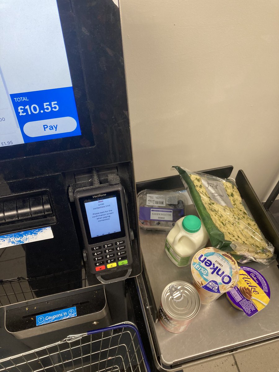 BizzieMartin's tweet photo. Sorry but this cost £10.55!!!!! Featuring a tin of soup and pint of milk!!!!! #CostOfLivingCrisis https://t.co/Cw9lgg1YnY