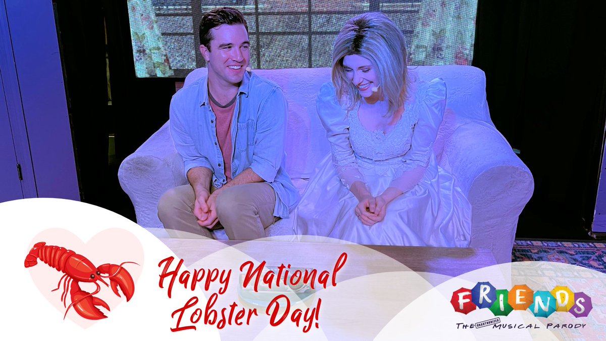 AFriendsMusical's tweet photo. 🦞❤️🦞

#friendsparody #friendsmusical #friendsvegas #lasvegas #vegas #vegasshow #nationallobsterday #lobster https://t.co/cZs8MHk6yR