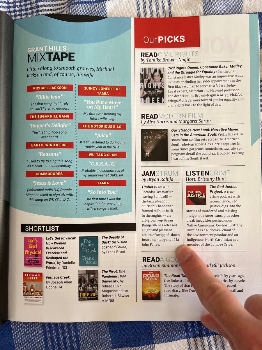 thanks a ton @rightbirdflies for the shoutout in <a href="/DukeMagazine/">Duke Magazine</a>!