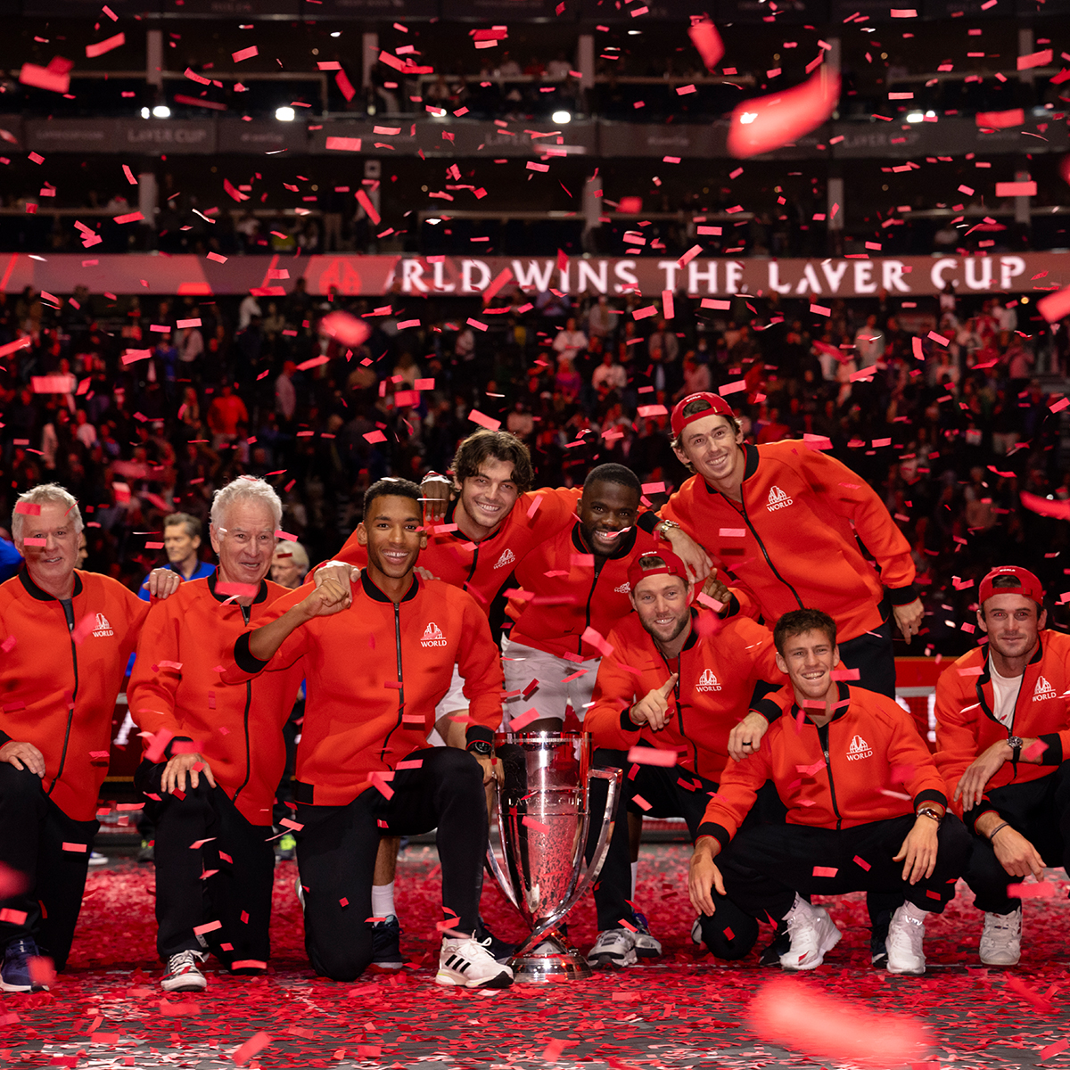 ROLEX's tweet photo. As Founding Partner of @LaverCup, we congratulate #TeamWorld on winning the competition for the 1st time. #LaverCup #Perpetual https://t.co/WI6CzuqBic
