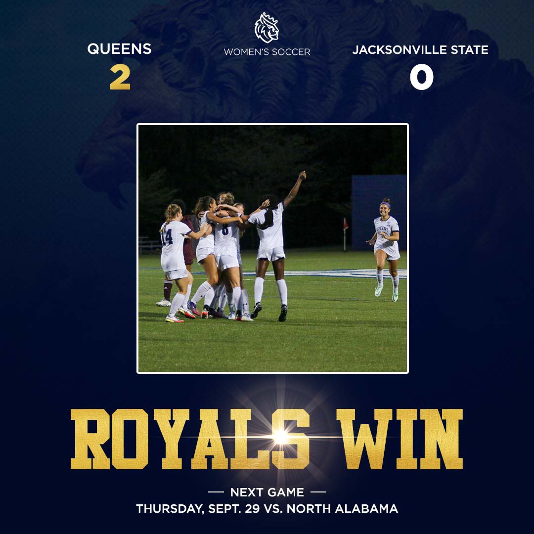 quwsoc's tweet photo. VICTORY SUNDAY! Royals pick up their FIRST D1 win against ASUN conference opponent the Jacksonville State University Gamecocks in shutout fashion!
 
42’ Daniela Calm
78’ Nia Gaither
 
#GoRoyals | #BeTheFirst https://t.co/7Dg7CwTbm2