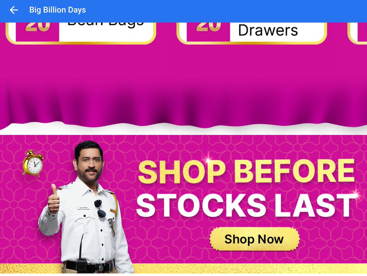 hvnk's tweet photo. @Flipkart try to avoid inane slogans that are so broad that they become useless at conveying information 
@flipkartsupport see attached screenshot for details.

Shopping until stocks last has been true of literally every product ever sold in the history of humanity.
#wtf https://t.co/FhIKCGd8uC