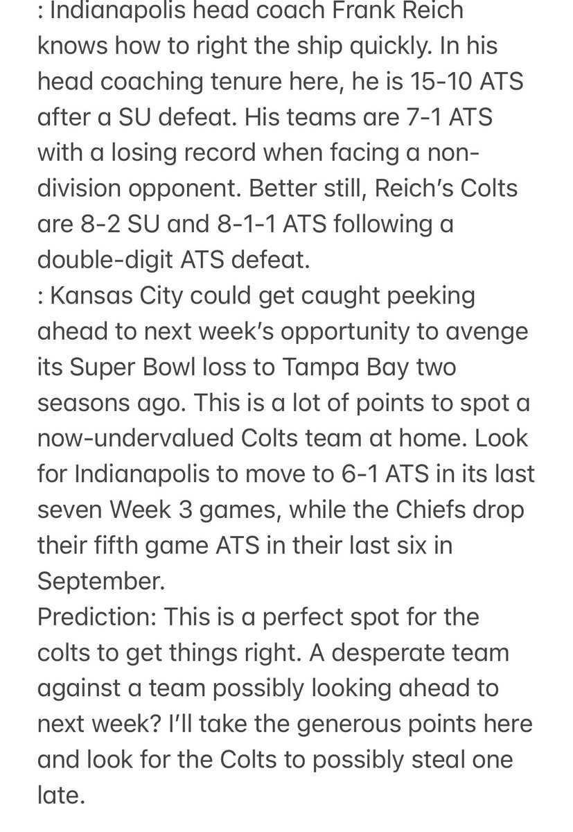 JFirestoneMPSC's tweet photo. Boom!!! Not this time KC! Indy gets us yet another TOP PLAY WINNER
Colts +6
WINNER💰💰💰
Congrats and thanks to everyone who was with us. We pretty much called that game to a T!
We keep rolling along to start the football season
#GamblingTwitter #NFL #KCvsIndy #NFLTwitter https://t.co/dsfSmjQwLT