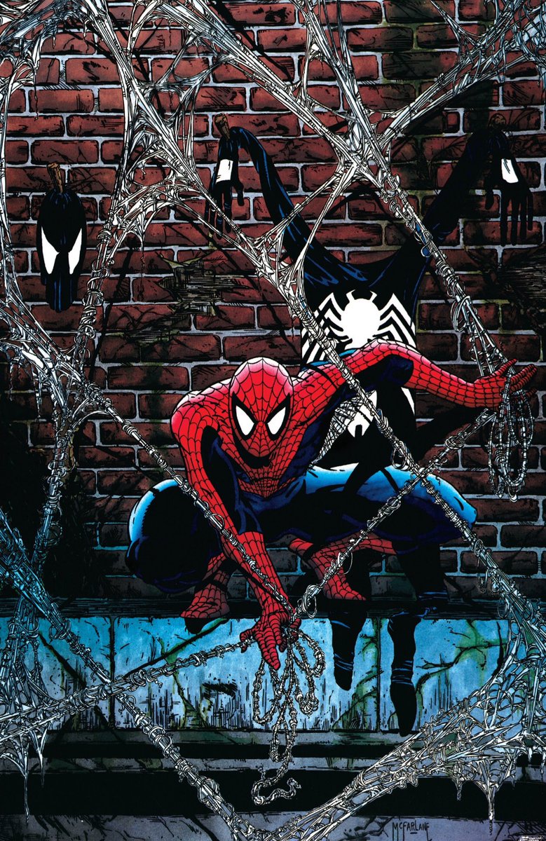 RT @REAL_EARTH_9811: Vintage Spider-Man poster (1988) by Todd McFarlane #SpiderMan https://t.co/kFqLzsJ4Na