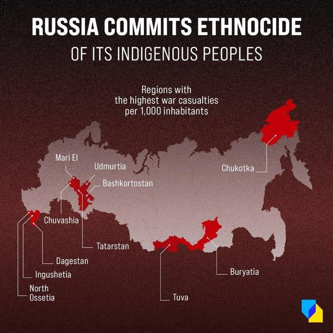 trumpooster's tweet photo. Looks like Putin recruiting more soldiers from ethnic minorities instead of Moscow or Petersburg. Is this another style of ethnic cleansing? Instead of arresting them in camps (like China) Putin send them to places where they get killed? #Moscrow #Dagestan #Shishan #Ukraine https://t.co/AGB8gxafcO