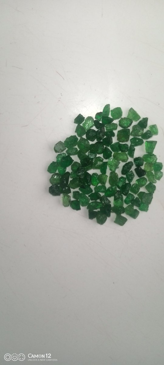 Green garnets